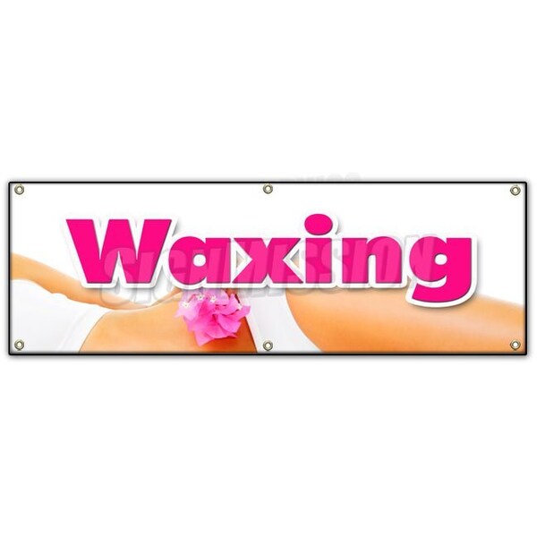 WAXING BANNER SIGN brazilian wax european body waxing women spa salon